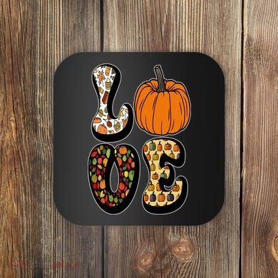 Love Halloween Pumpkin Cute Coaster