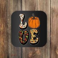 Love Halloween Pumpkin Cute Coaster thumb 0
