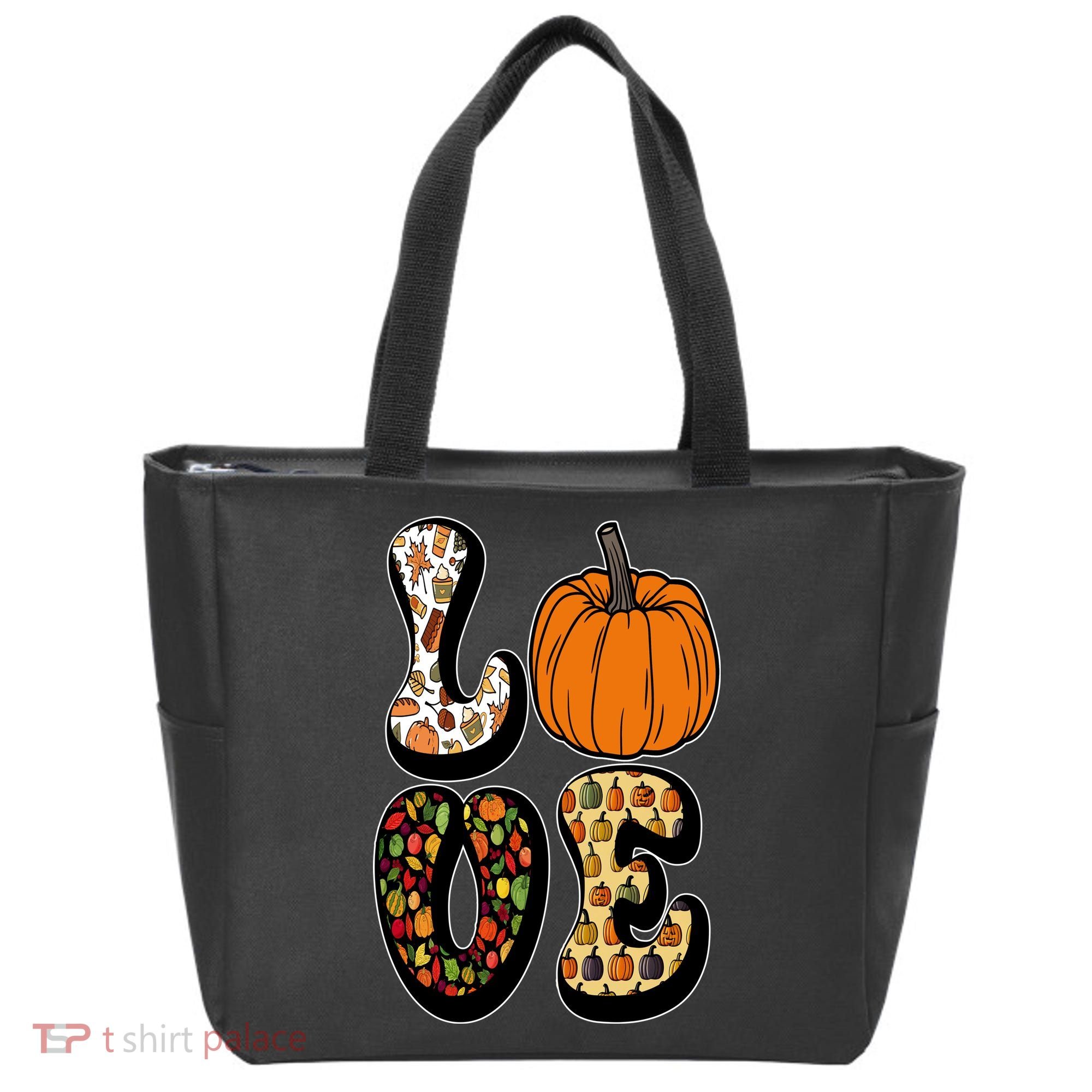 Love Halloween Pumpkin Cute Tote Bag