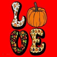 Love Halloween Pumpkin Cute Santa Hat thumb 1