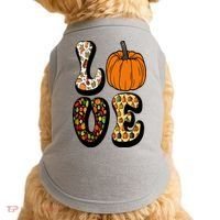 Love Halloween Pumpkin Cute Doggie Tank thumb 0