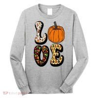 Love Halloween Pumpkin Cute Long Sleeve Shirt thumb 0