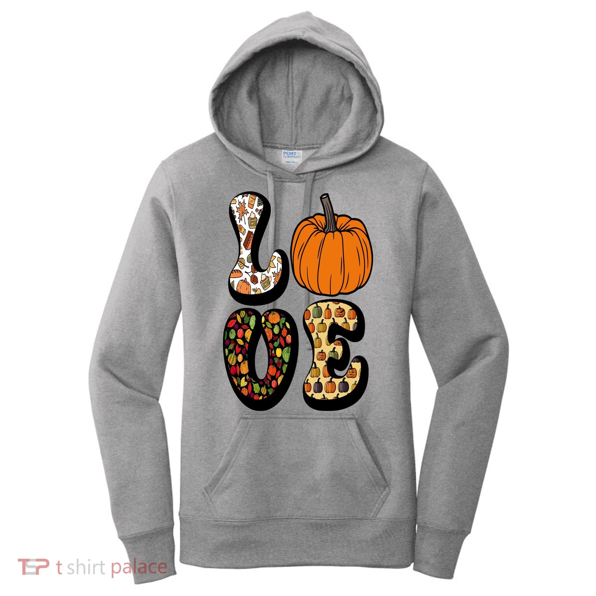 Love Halloween Pumpkin Cute Women's Hoodie