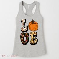 Love Halloween Pumpkin Cute Women's Tank Top thumb 0