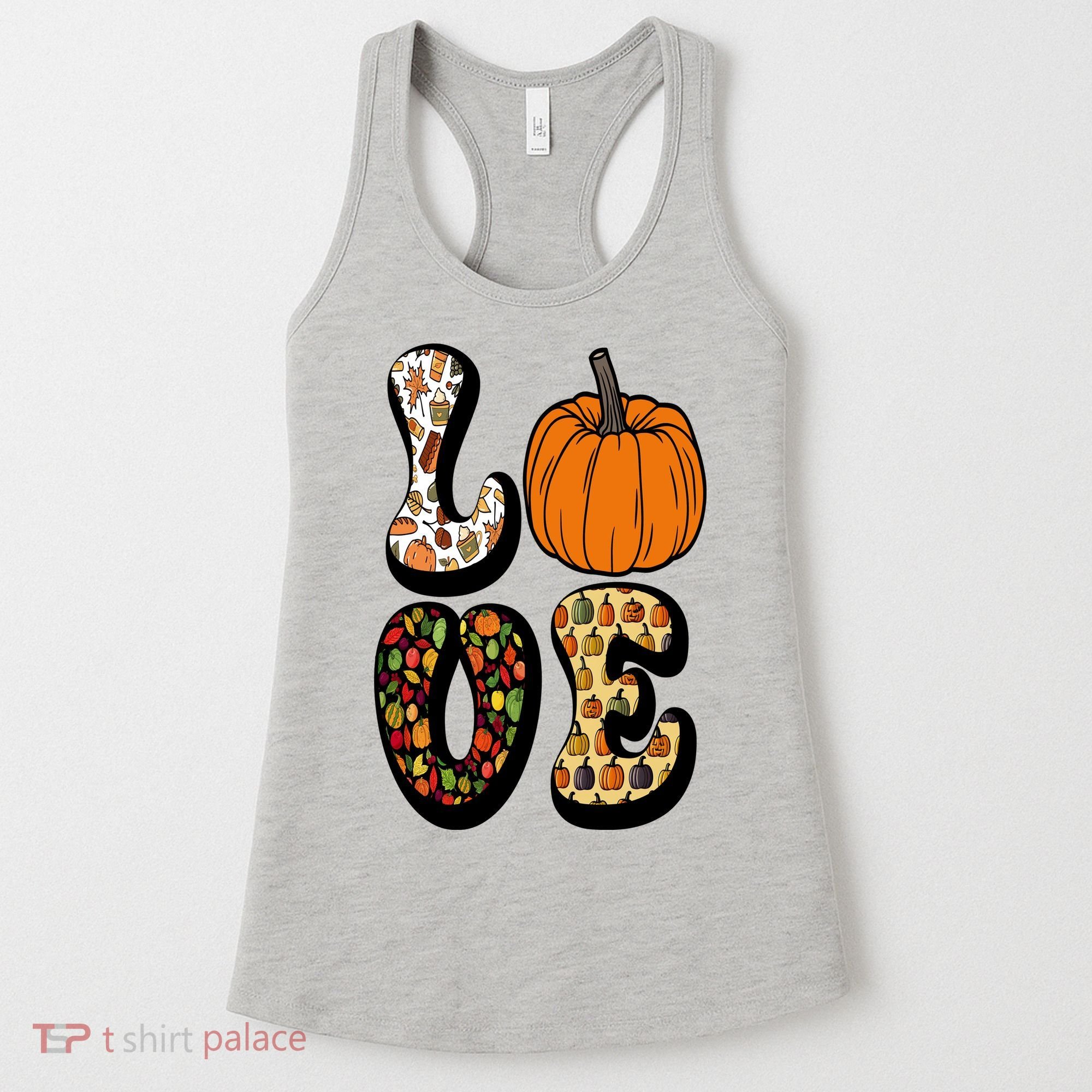 Love Halloween Pumpkin Cute Women's Tank Top