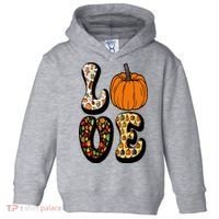 Love Halloween Pumpkin Cute Toddler Hoodie thumb 0