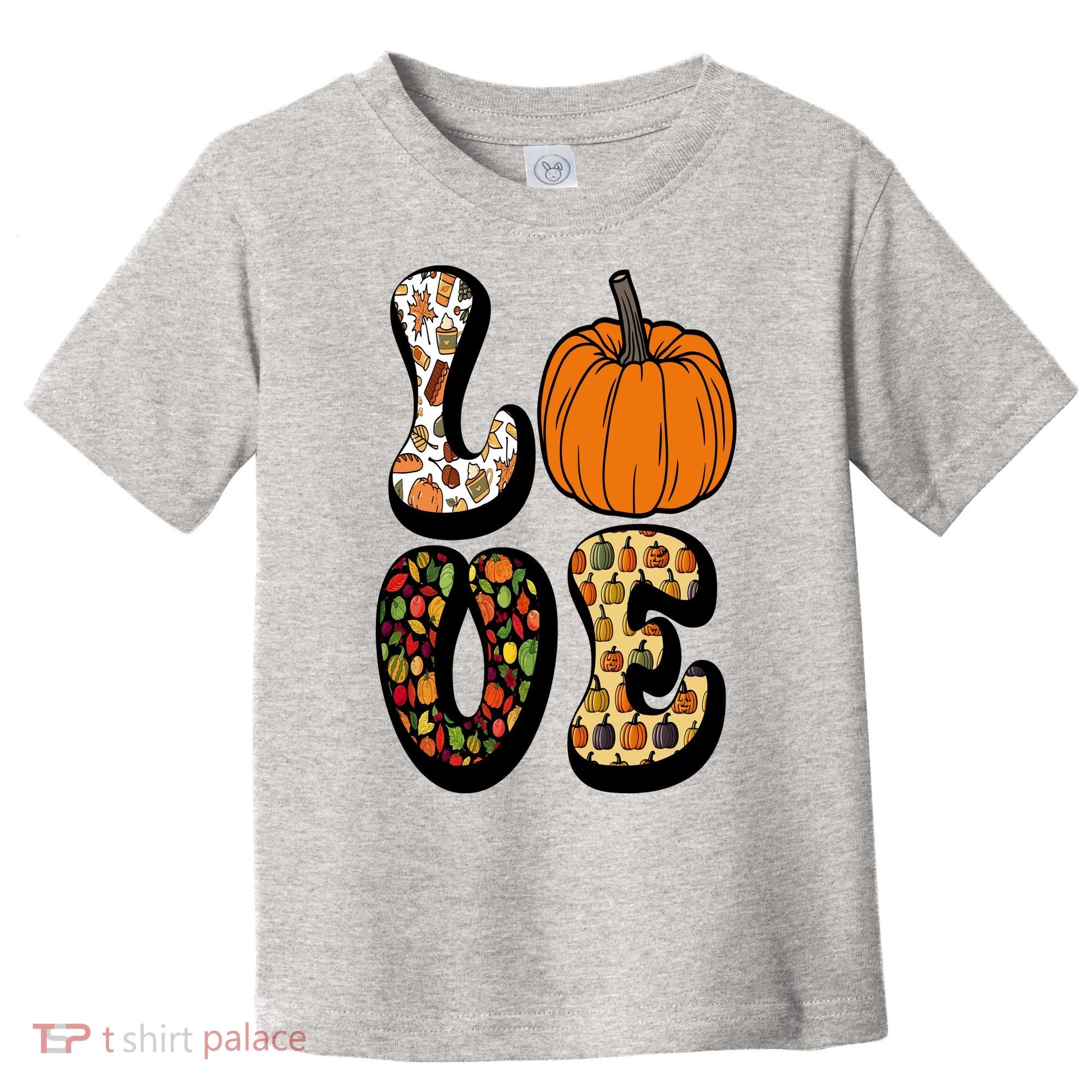 Love Halloween Pumpkin Cute Toddler T-Shirt