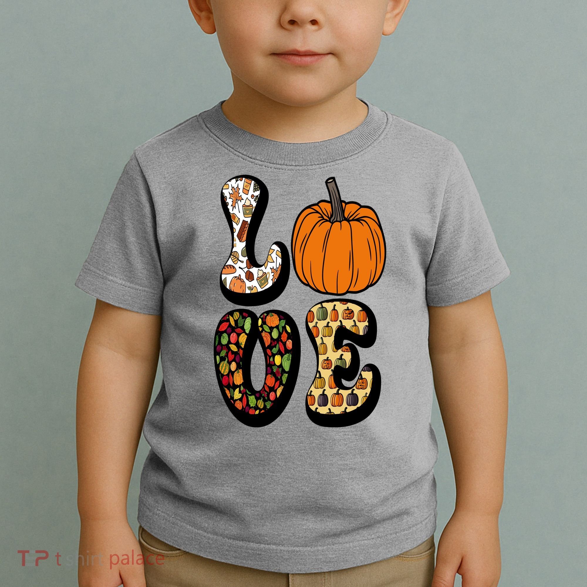 Love Halloween Pumpkin Cute Toddler T-Shirt