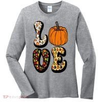 Love Halloween Pumpkin Cute Women's Long Sleeve Shirt thumb 0