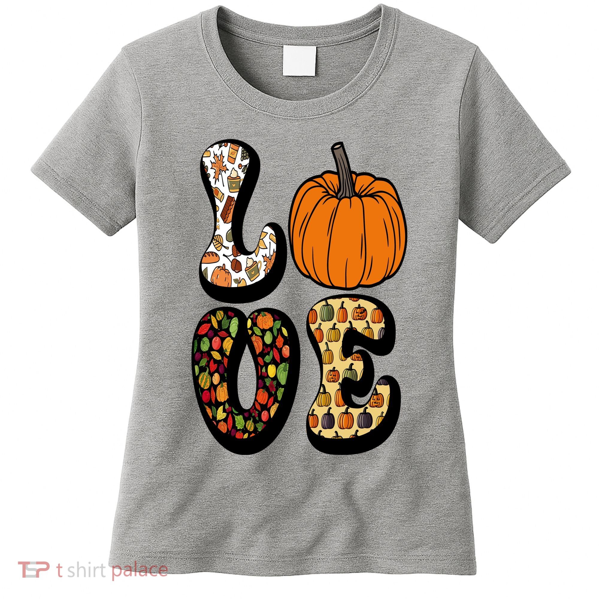 Love Halloween Pumpkin Cute Women's T-Shirt