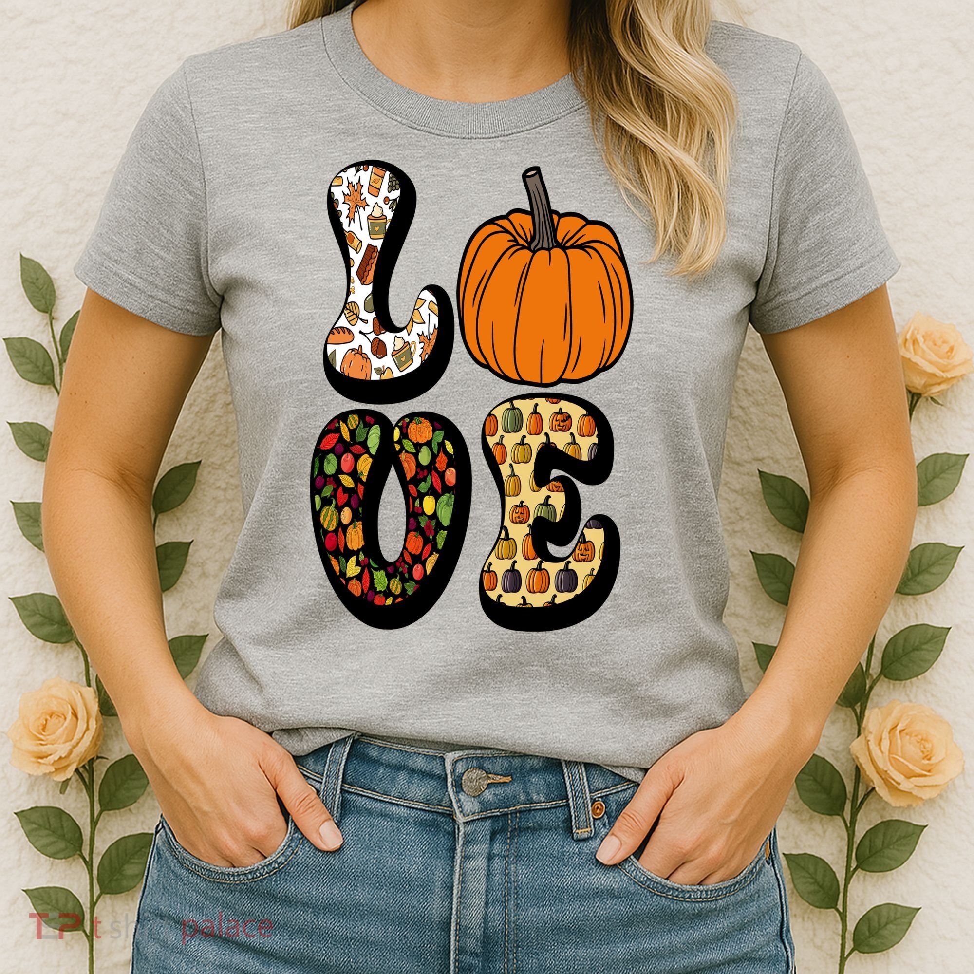 Love Halloween Pumpkin Cute Women's T-Shirt