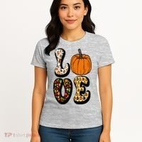 Love Halloween Pumpkin Cute Women's T-Shirt thumb 4