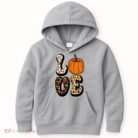 Love Halloween Pumpkin Cute Kids Hoodie thumb 0