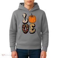 Love Halloween Pumpkin Cute Kids Hoodie thumb 4