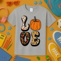 Love Halloween Pumpkin Cute Kids T-Shirt thumb 3