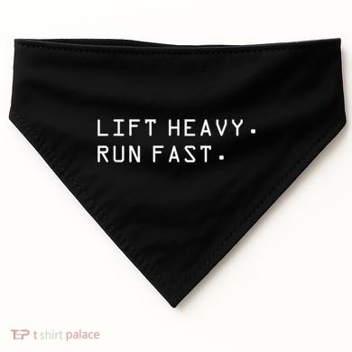 Lift Heavy Run Fast USA-Made Doggie Bandana