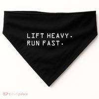 Lift Heavy Run Fast USA-Made Doggie Bandana thumb 0