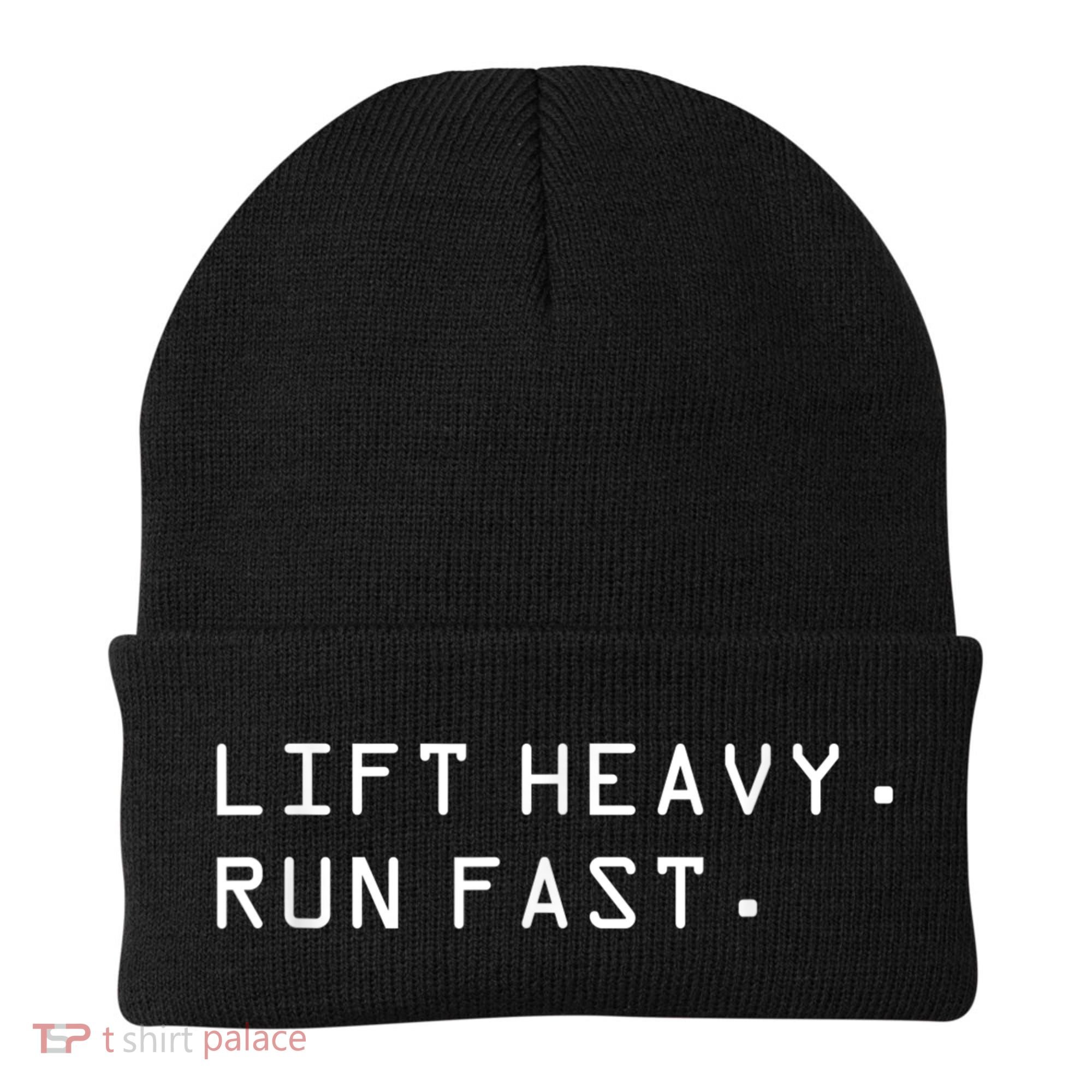 Lift Heavy Run Fast Beanie