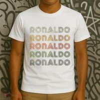 Love Heart R.O.N.A.L.D.O Grunge Style Black R.O.N.A.L.Do T-Shirt thumb 3
