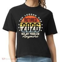 Legend Has Retired 2026 Not My Problem Anymore Retirement Gift Comfort Colors Boxy T-Shirt thumb 0