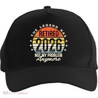 Legend Has Retired 2026 Not My Problem Anymore Retirement Gift Five-Panel Snapback Cap thumb 0