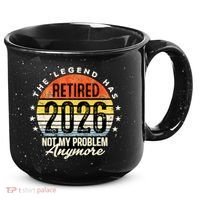 Legend Has Retired 2026 Not My Problem Anymore Retirement Gift 15oz Campfire Ceramic Mug thumb 0