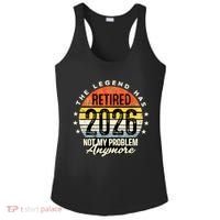 Legend Has Retired 2026 Not My Problem Anymore Retirement Gift Ladies PosiCharge Competitor Racerback Tank thumb 0