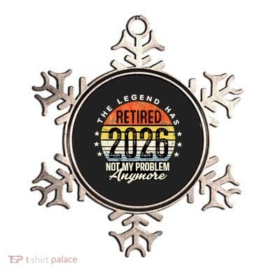 Legend Has Retired 2026 Not My Problem Anymore Retirement Gift Ornament