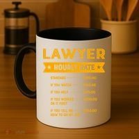 Lawyer Hourly Rate Labour Day Attorney Workers Day Great Gift Coffee Mug thumb 4