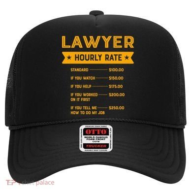 Lawyer Hourly Rate Labour Day Attorney Workers Day Great Gift Hat