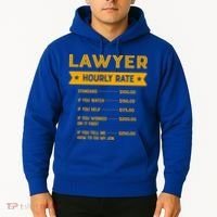 Lawyer Hourly Rate Labour Day Attorney Workers Day Great Gift Hoodie thumb 2