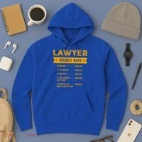 Lawyer Hourly Rate Labour Day Attorney Workers Day Great Gift Hoodie thumb 3