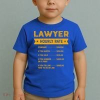 Lawyer Hourly Rate Labour Day Attorney Workers Day Great Gift Toddler T-Shirt thumb 2