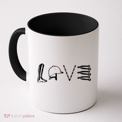 Love Horseback Riding Coffee Mug