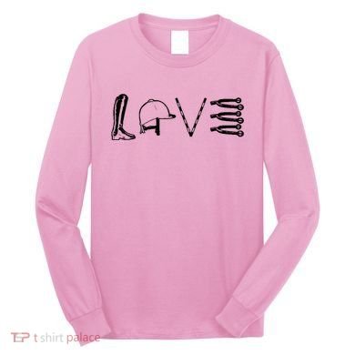 Love Horseback Riding Long Sleeve Shirt
