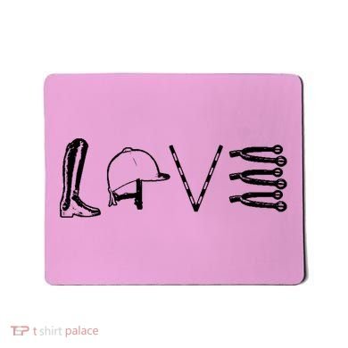 Love Horseback Riding Mousepad