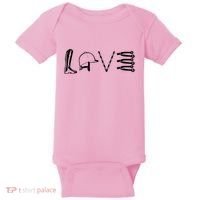 Love Horseback Riding Baby Bodysuit thumb 0