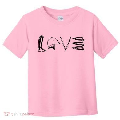 Love Horseback Riding Toddler T-Shirt