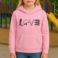 Love Horseback Riding Kids Hoodie thumb 3