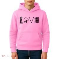 Love Horseback Riding Kids Hoodie thumb 4