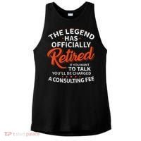 Legend Has Retired Men S Party Ladies PosiCharge Tri-Blend Wicking Tank thumb 0