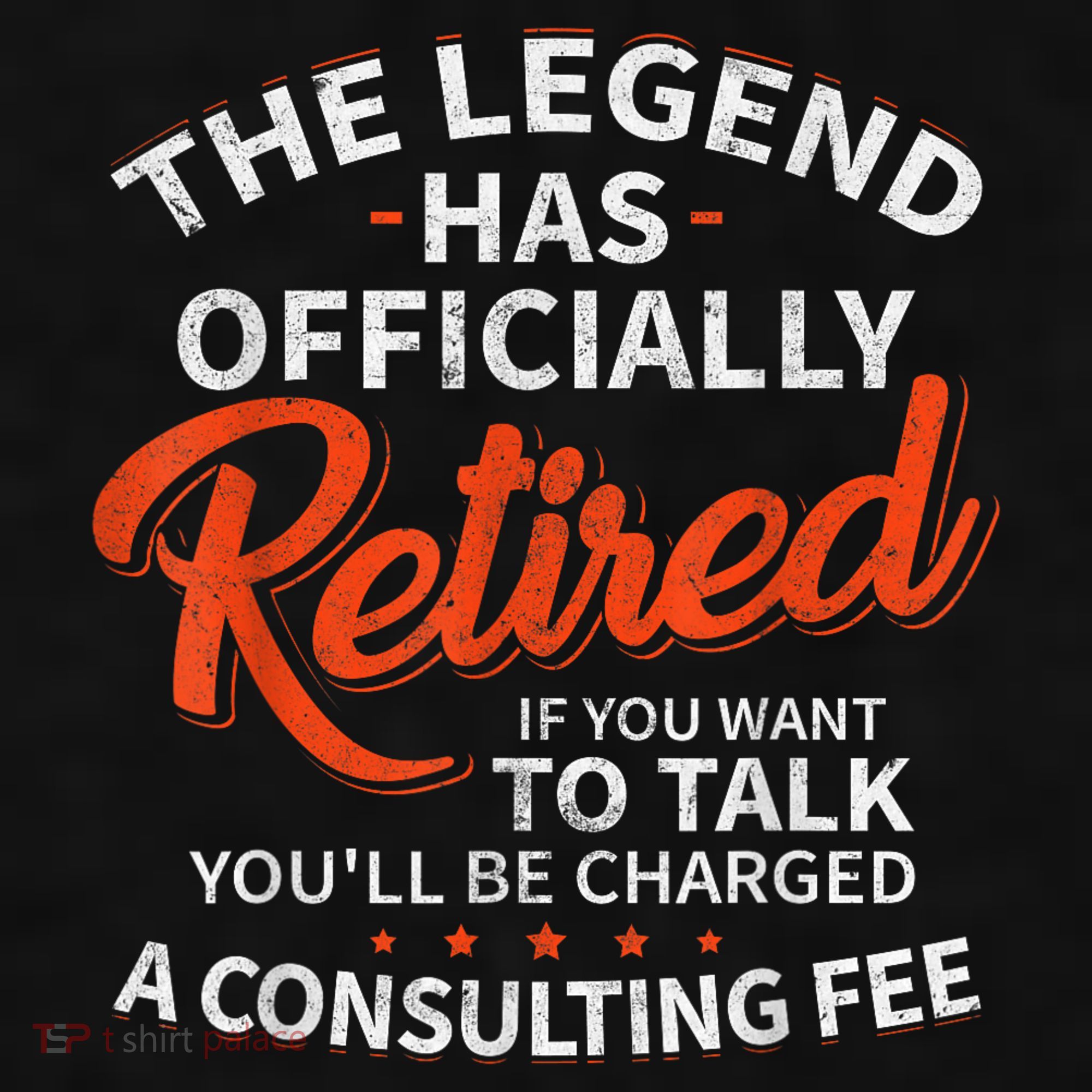 Legend Has Retired Men S Party Ladies PosiCharge Tri-Blend Wicking Tank