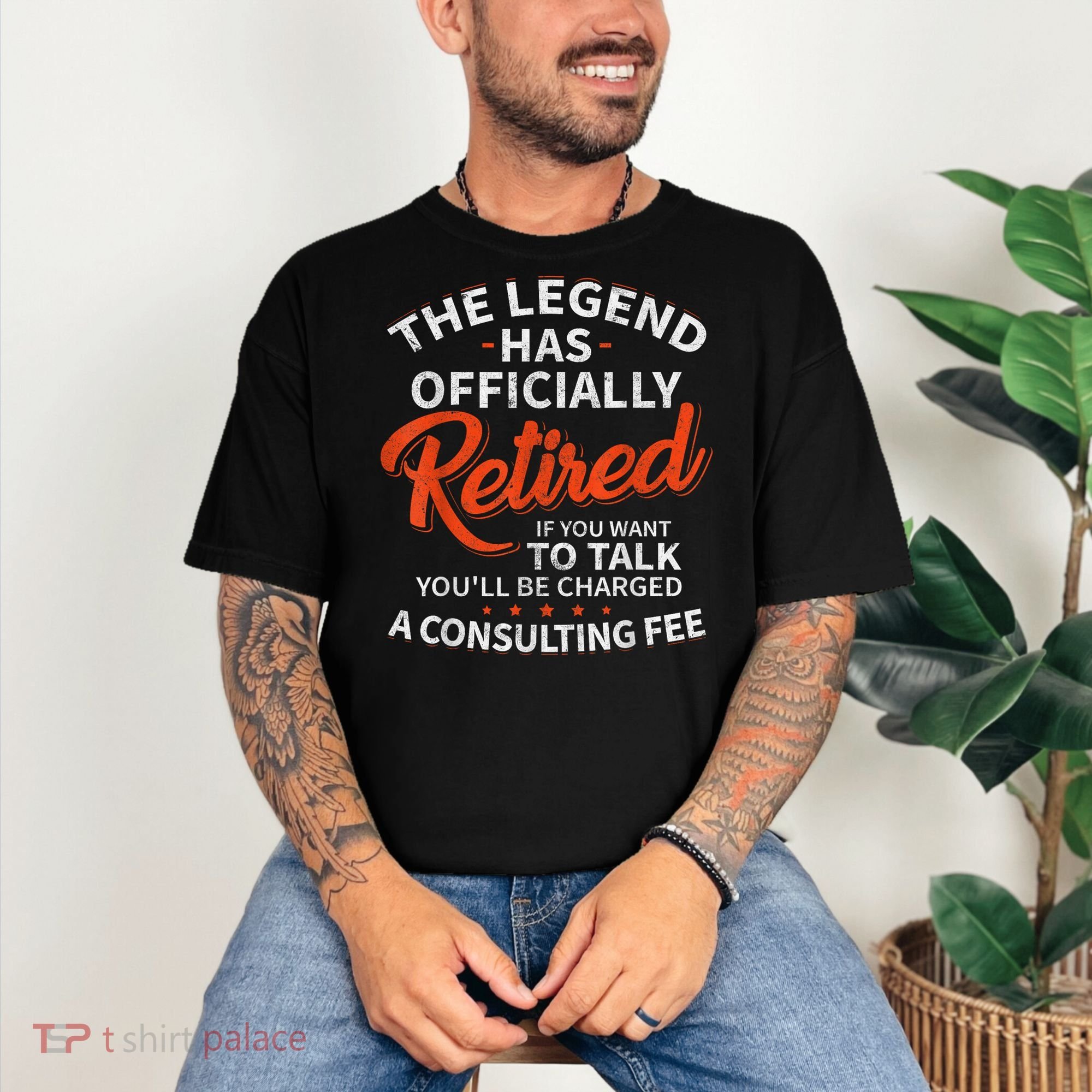 Legend Has Retired Men S Party Comfort Colors T-Shirt
