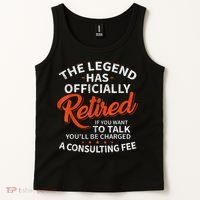Legend Has Retired Men S Party Tank Top thumb 2