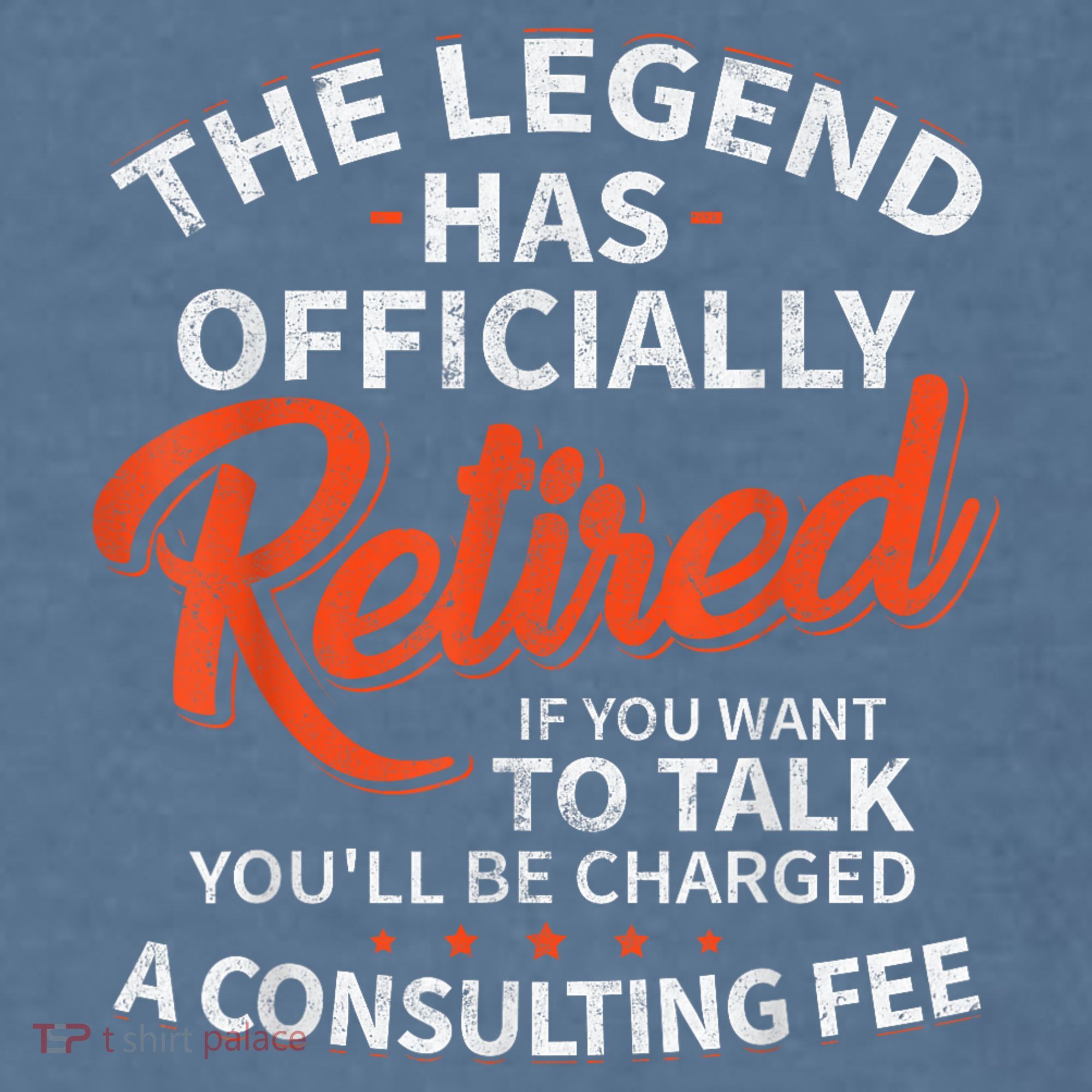 Legend Has Retired Men S Party Comfort Colors Garment-Dyed Hooded Sweatshirt