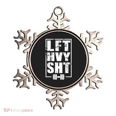 Lft Hvy Sht Lift Heavy Gym Workout Funny Gift Ornament