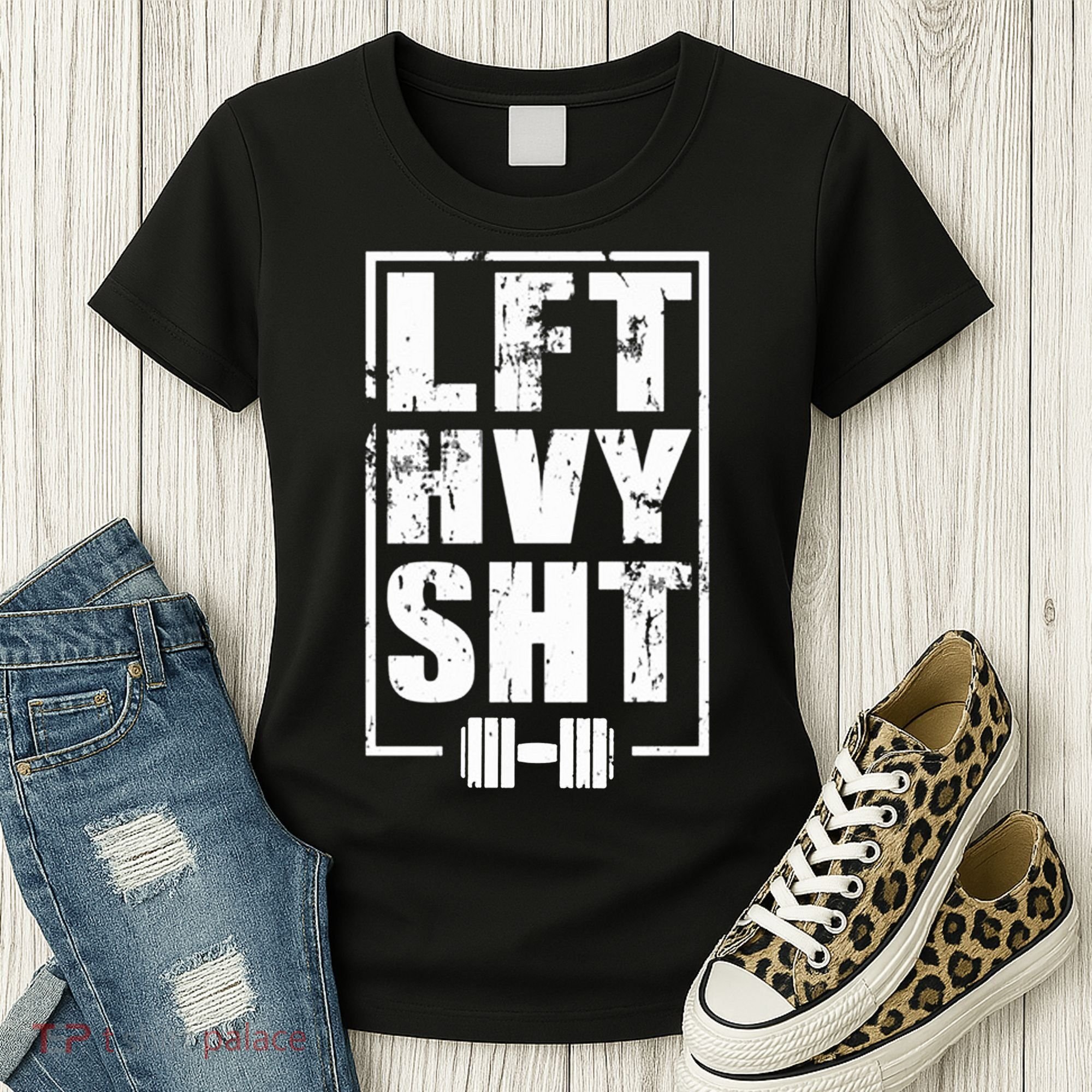 Lft Hvy Sht Lift Heavy Gym Workout Funny Gift Women's T-Shirt