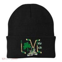 Love Hockey St Patrick's Day Beanie thumb 0