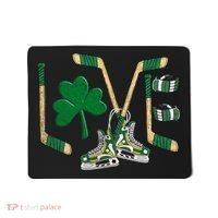Love Hockey St Patrick's Day Mousepad thumb 0