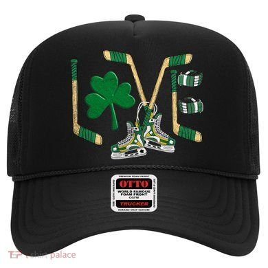 Love Hockey St Patrick's Day Hat